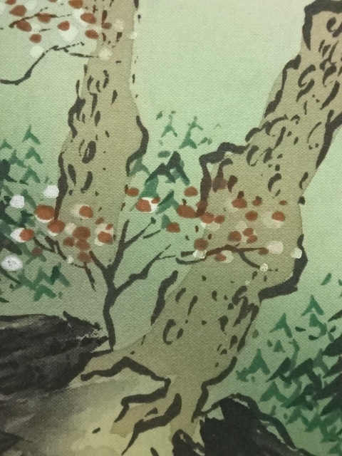 掛け軸 昭耀 蓬萊山 絹本 希少 軸装 茶道具 掛軸 美品 です。 道具 ] - 道具 晴方筆 蓬莱山 肉筆絹本掛軸（共箱） | ネットショップ